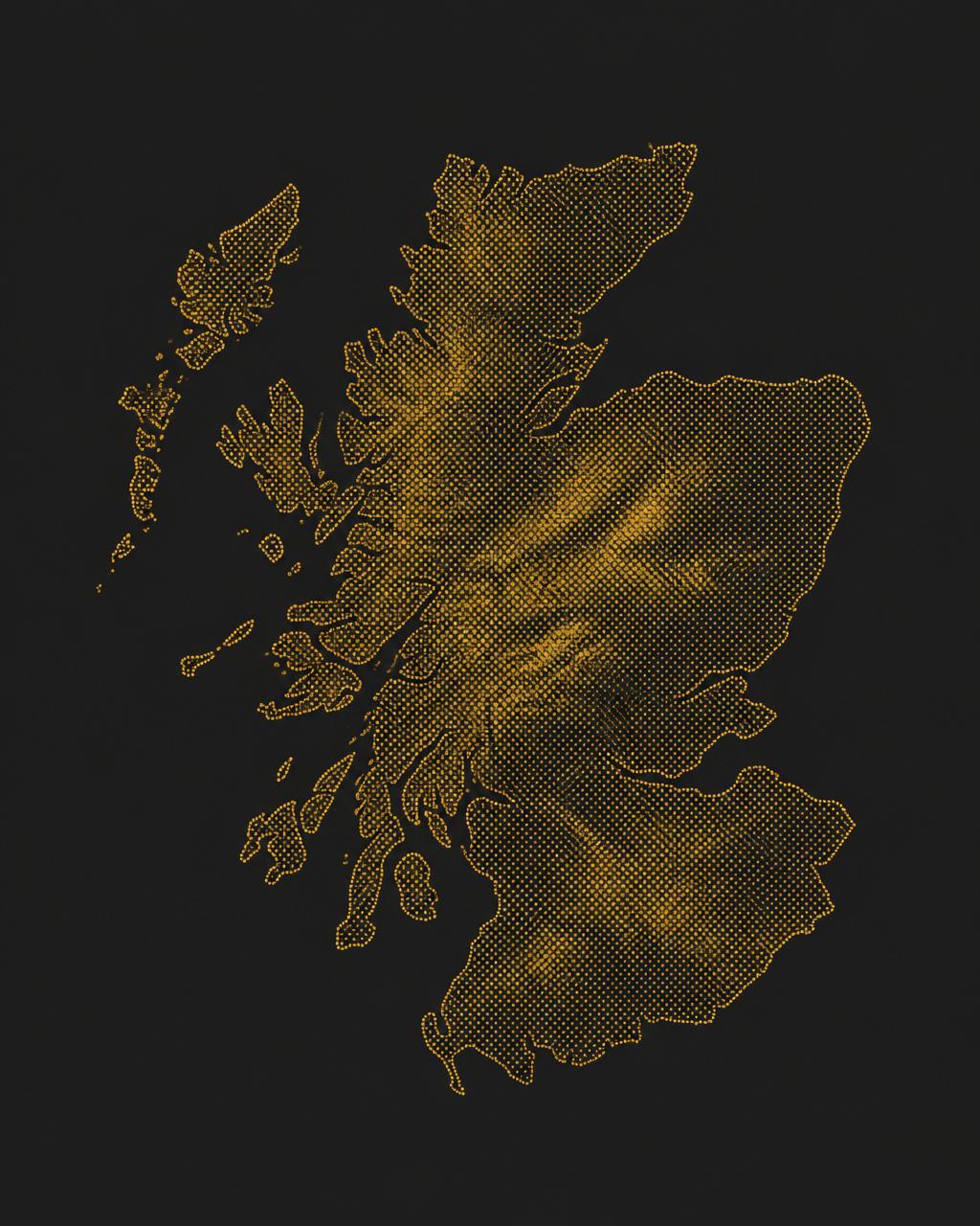 Map of Scotland showing RBL Contracts service areas